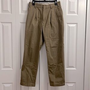 Uniqlo U pleated khaki pants